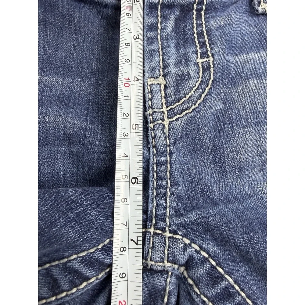 BKE Sabrina Skinny Stretch Jeans Womens 27R Blue Medium Wash Low Rise Denim